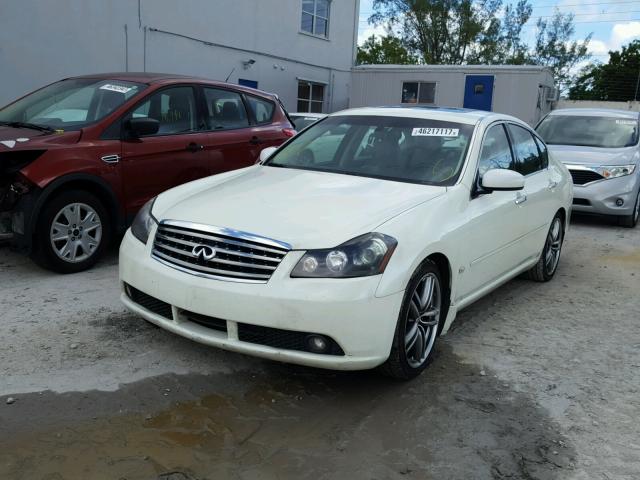 JNKBY01E26M207226 - 2006 INFINITI M45 WHITE photo 2