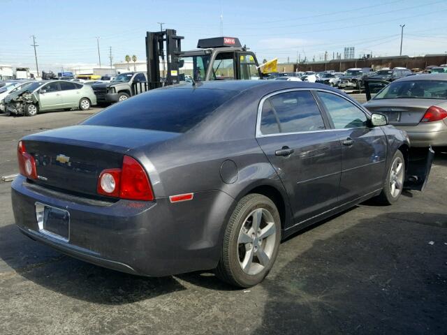 1G1ZB5E15BF159119 - 2011 CHEVROLET MALIBU LS GRAY photo 4