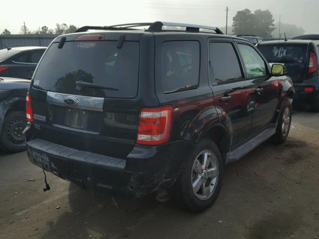 1FMCU04G99KA66617 - 2009 FORD ESCAPE LIM BLACK photo 4