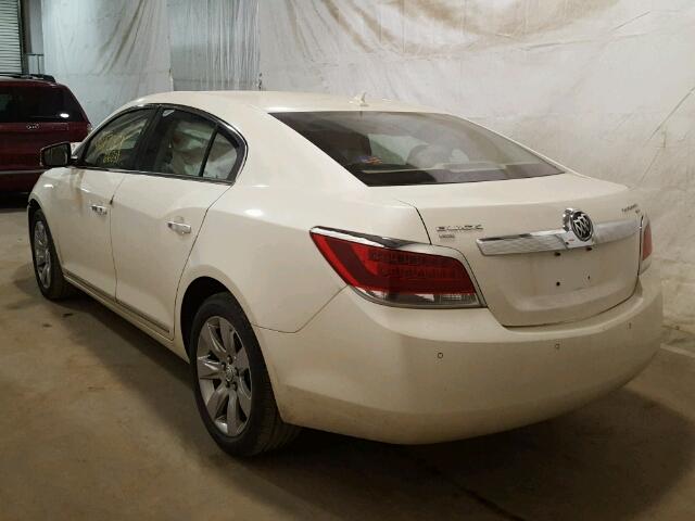 1G4GD5EDXBF120833 - 2011 BUICK LACROSSE C WHITE photo 3