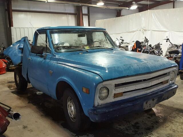 CS148A100076 - 1968 CHEVROLET C-10 BLUE photo 1