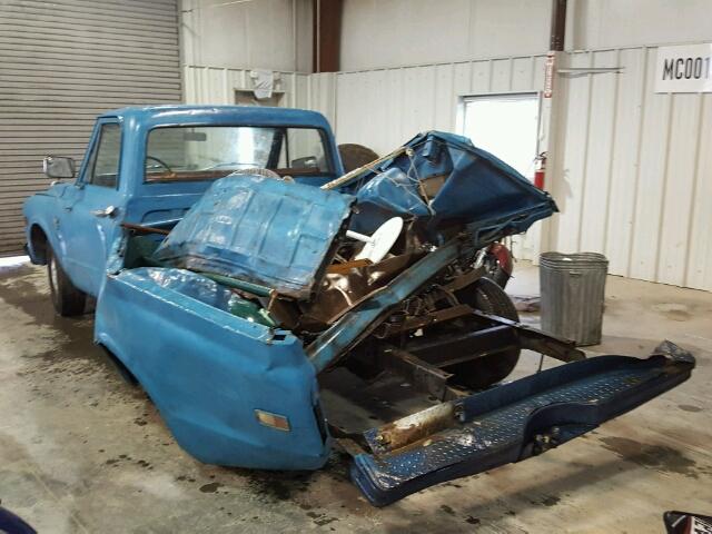 CS148A100076 - 1968 CHEVROLET C-10 BLUE photo 3