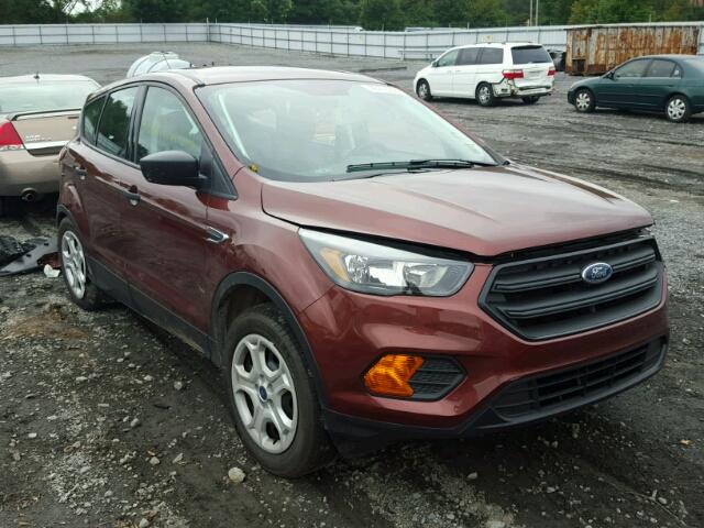 1FMCU0F77JUA60269 - 2018 FORD ESCAPE S BROWN photo 1