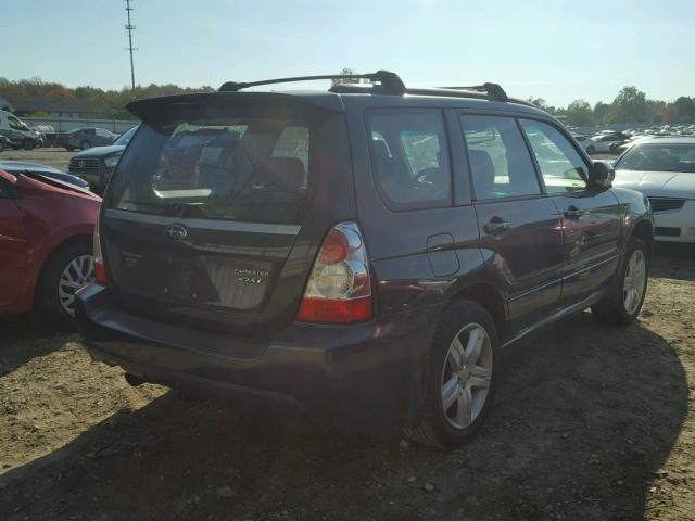 JF1SG69698H704876 - 2008 SUBARU FORESTER 2 GRAY photo 4