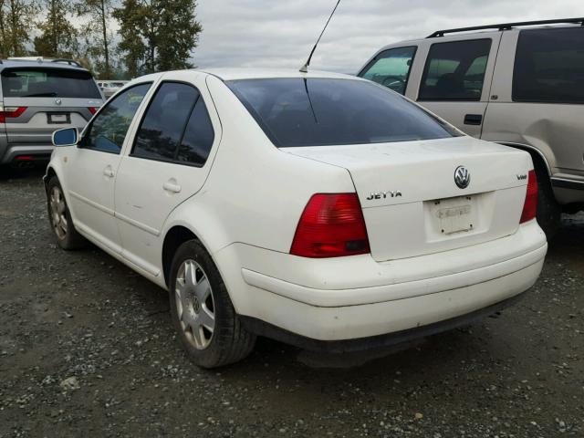 3VWSE29MXYM059784 - 2000 VOLKSWAGEN JETTA GLS WHITE photo 3