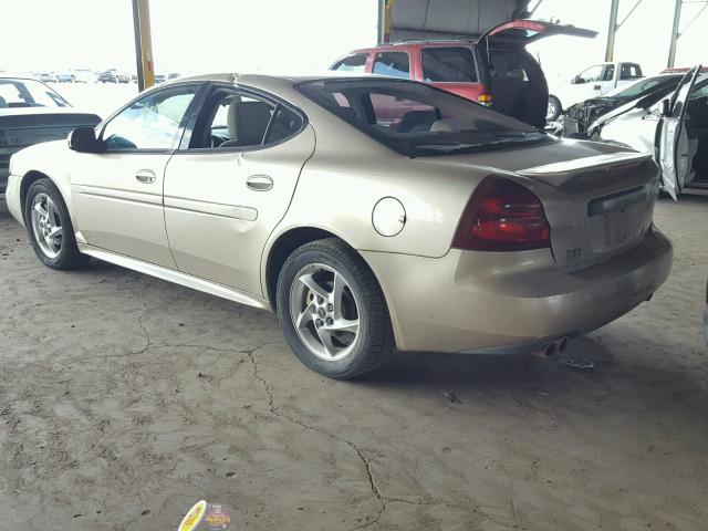 2G2WR524041196145 - 2004 PONTIAC GRAND PRIX TAN photo 3