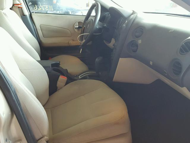 2G2WR524041196145 - 2004 PONTIAC GRAND PRIX TAN photo 5