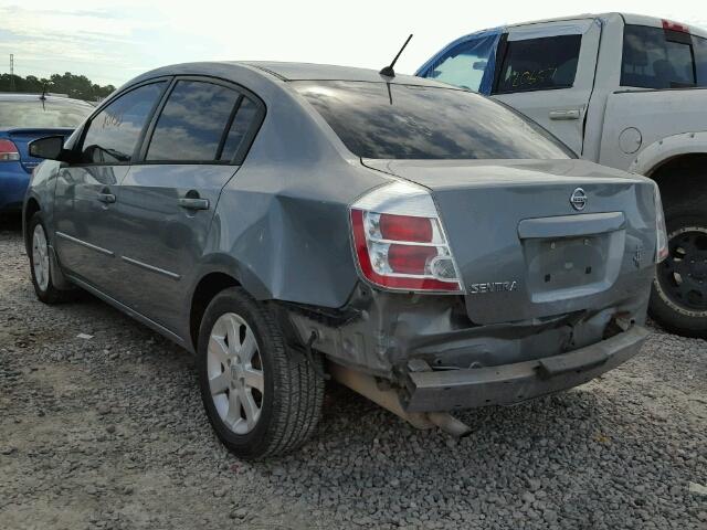 3N1AB61E48L752023 - 2008 NISSAN SENTRA 2.0 GRAY photo 3