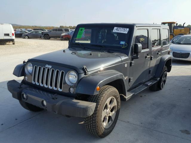 1C4BJWEG5GL338243 - 2016 JEEP WRANGLER U GRAY photo 2