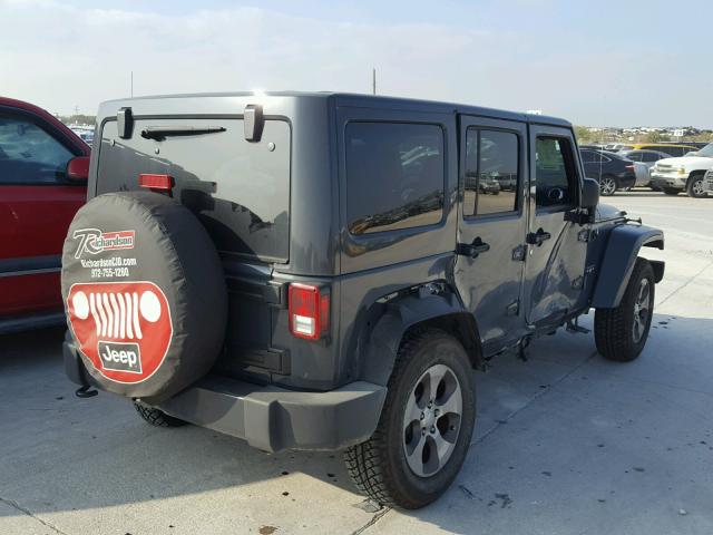 1C4BJWEG5GL338243 - 2016 JEEP WRANGLER U GRAY photo 4