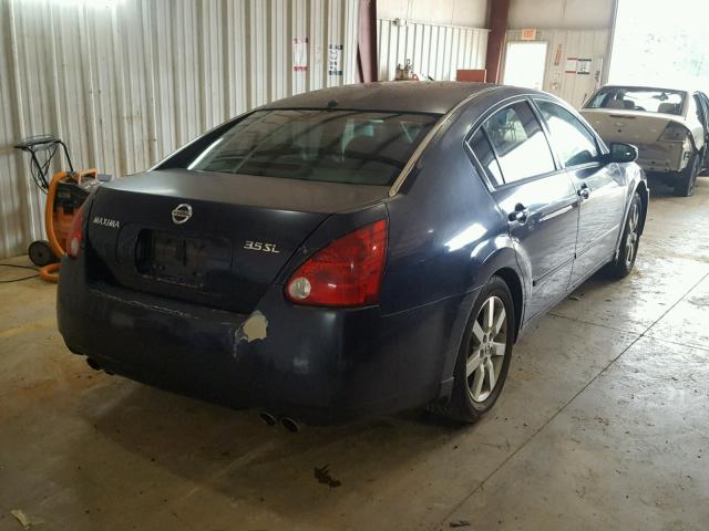 1N4BA41E35C866651 - 2005 NISSAN MAXIMA SE BLUE photo 4