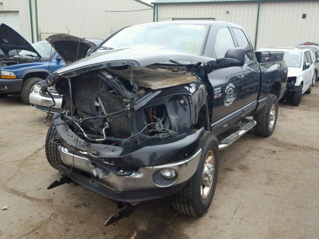 1D7KS28D77J527646 - 2007 DODGE RAM 2500 S BLACK photo 2