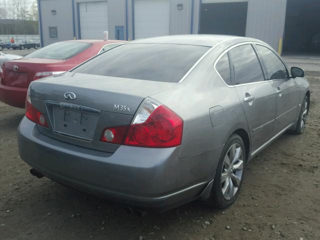 JNKAY01F06M256848 - 2006 INFINITI M35 BASE GRAY photo 4