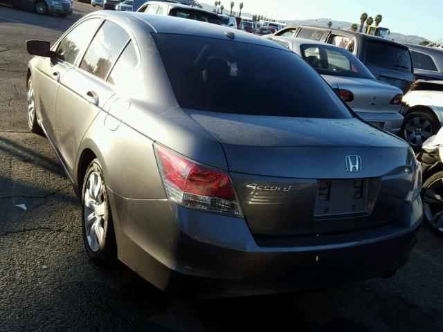 1HGCP26888A057815 - 2008 HONDA ACCORD EXL GRAY photo 3