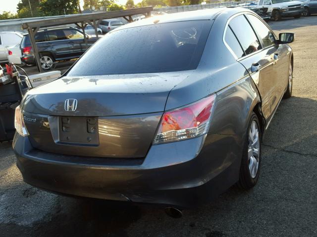 1HGCP26888A057815 - 2008 HONDA ACCORD EXL GRAY photo 4