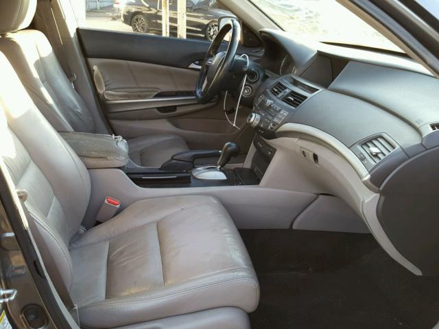 1HGCP26888A057815 - 2008 HONDA ACCORD EXL GRAY photo 5