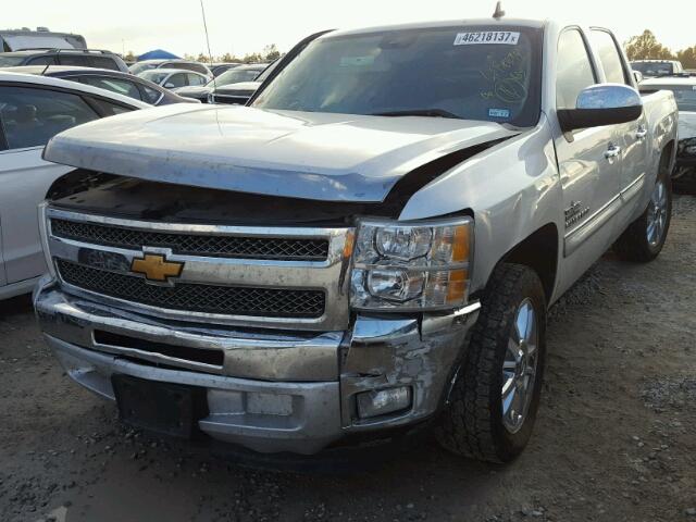 3GCPCSE05DG145479 - 2013 CHEVROLET SILVERADO SILVER photo 2