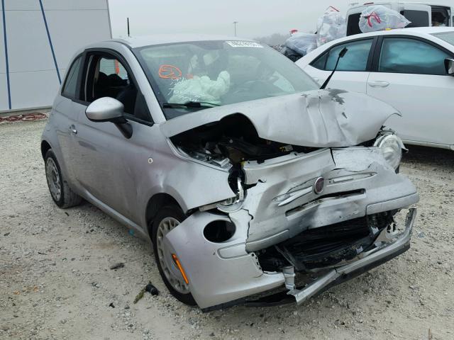 3C3CFFAR4CT383657 - 2012 FIAT 500 POP SILVER photo 1