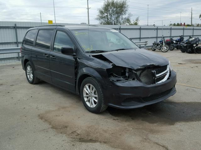 2C4RDGCGXDR800331 - 2013 DODGE GRAND CARA BLACK photo 1