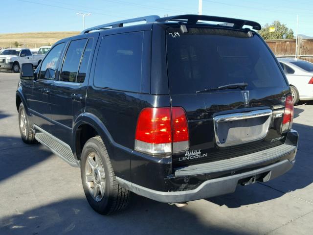 5LMEU78H23ZJ46082 - 2003 LINCOLN AVIATOR BLACK photo 3