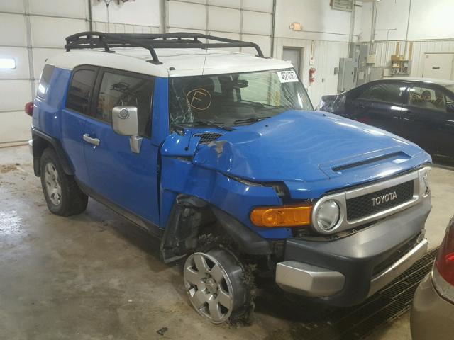 JTEBU11FX70058810 - 2007 TOYOTA FJ CRUISER BLUE photo 1