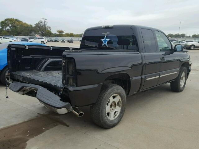 1GCEC19T26Z254958 - 2006 CHEVROLET SILVERADO BLACK photo 4