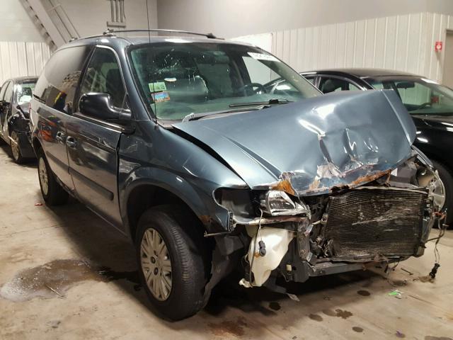 1C4GP45R75B370642 - 2005 CHRYSLER TOWN & COU GRAY photo 1