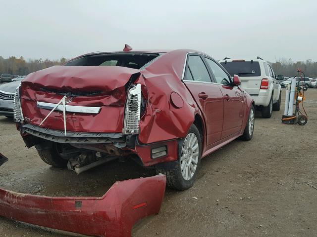 1G6DC5EYXB0143046 - 2011 CADILLAC CTS MAROON photo 4