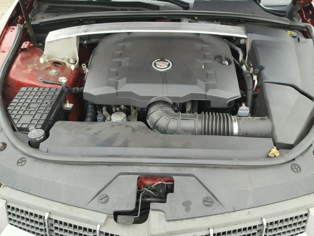 1G6DC5EYXB0143046 - 2011 CADILLAC CTS MAROON photo 7