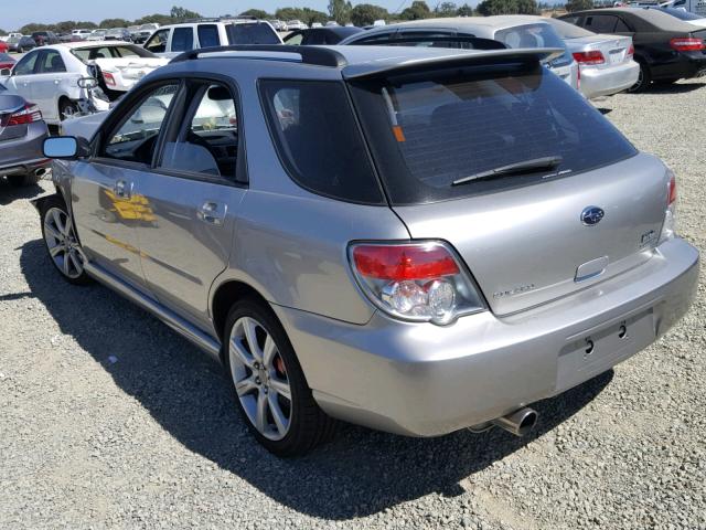 JF1GG79676G807177 - 2006 SUBARU IMPREZA WR SILVER photo 3