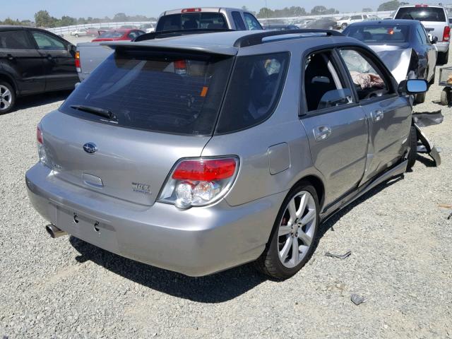 JF1GG79676G807177 - 2006 SUBARU IMPREZA WR SILVER photo 4