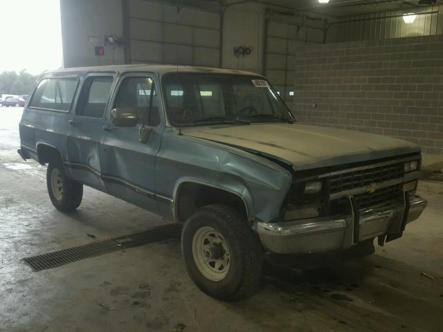 1GNEV16K4LF141992 - 1990 CHEVROLET SUBURBAN V BLUE photo 1