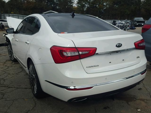 KNALN4D71E5143334 - 2014 KIA CADENZA PR WHITE photo 3