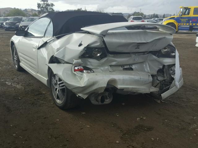 4A3AE75H43E018356 - 2003 MITSUBISHI ECLIPSE SP WHITE photo 3