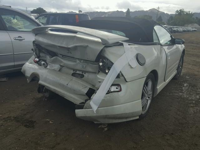 4A3AE75H43E018356 - 2003 MITSUBISHI ECLIPSE SP WHITE photo 4