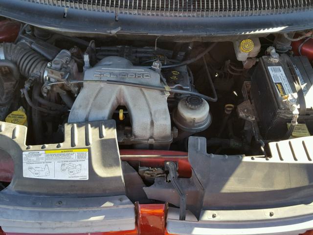 1D4GP25B46B564363 - 2006 DODGE CARAVAN SE RED photo 7