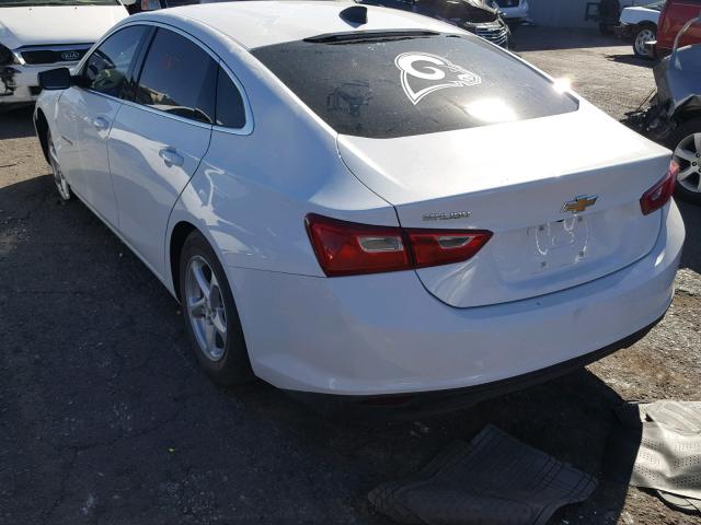 1G1ZB5ST8HF141454 - 2017 CHEVROLET MALIBU LS თეთრი ფოტო 3