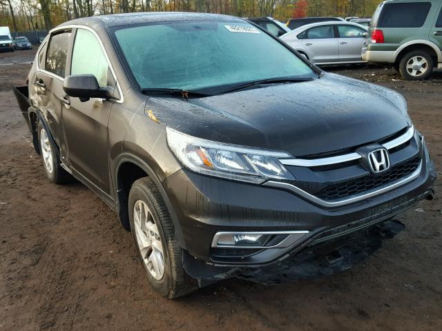 2HKRM4H58FH704185 - 2015 HONDA CR-V EX BLACK photo 1