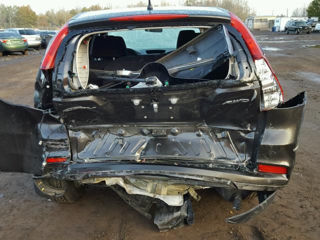 2HKRM4H58FH704185 - 2015 HONDA CR-V EX BLACK photo 9