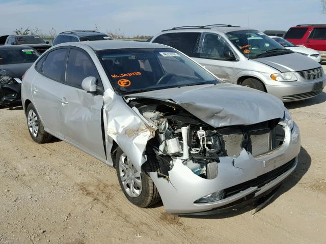 KMHDU4AD6AU203835 - 2010 HYUNDAI ELANTRA SILVER photo 1