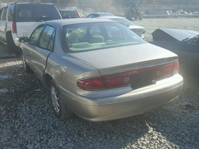 2G4WS52J021127132 - 2002 BUICK CENTURY CU TAN photo 3