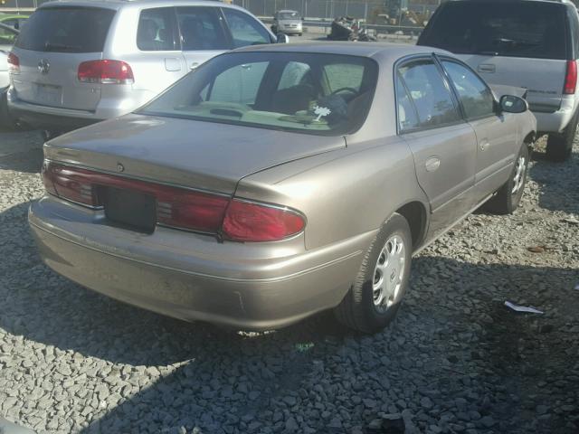 2G4WS52J021127132 - 2002 BUICK CENTURY CU TAN photo 4