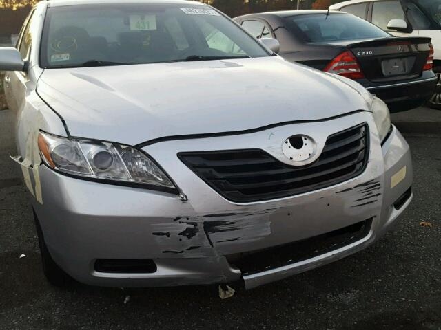 4T4BE46K79R127233 - 2009 TOYOTA CAMRY BASE SILVER photo 9