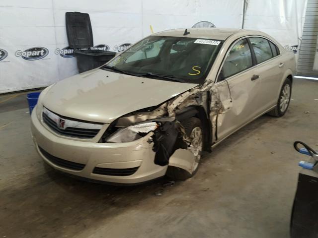 1G8ZV57B49F176986 - 2009 SATURN AURA XR GOLD photo 2