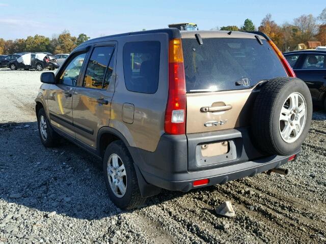 SHSRD78834U222238 - 2004 HONDA CR-V EX BROWN photo 3