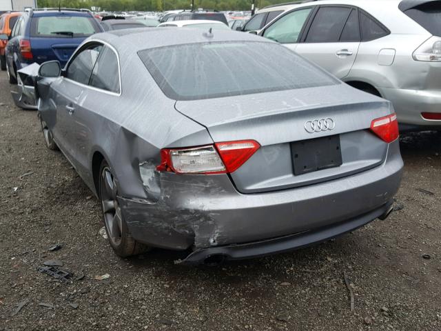 WAUDK78TX8A033044 - 2008 AUDI A5 QUATTRO GRAY photo 3