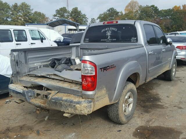 5TBDT44185S500729 - 2005 TOYOTA TUNDRA DOU SILVER photo 4