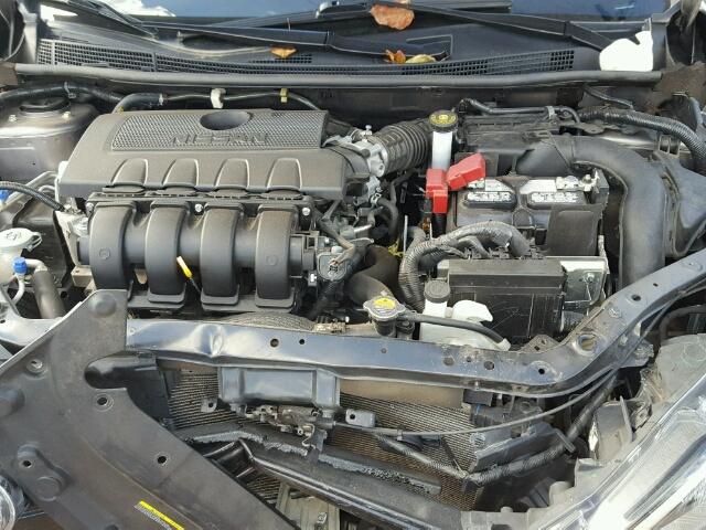 3N1AB7AP8GY222873 - 2016 NISSAN SENTRA S GRAY photo 7