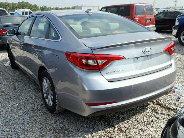 5NPE24AF2GH399369 - 2016 HYUNDAI SONATA SILVER photo 3