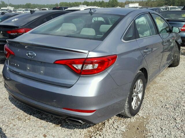 5NPE24AF2GH399369 - 2016 HYUNDAI SONATA SILVER photo 4